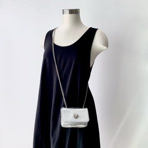 Hobo Small Silver Convertible Bag